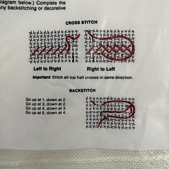 New Sealed MCG Textiles 45 x 58 Afghan Cloth 18 ct 100% Acrylic 5" Squares Ivory - Picture 5 of 8